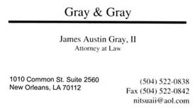James A. Gray Attorney, Gray & Gray